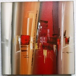 LU ABREU - OST - ABSTRATO - Mede: 50 X 50 CM