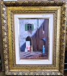 ARTHUR ALVES FIGUEIREDO (Década 60 ) -  OST - Cenas Arabes - Mede: CM:  32x40 e SM:  20x15 cm - ROB (21)