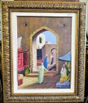 JOSÉ LINO ZECHETTO -  OST  - Cenas Arabes - Mede: CM: 46x55 cm  e SM: 40x30 cm  - ROB (25)