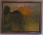 CASTAÑO - Paisagem, óleo sobre tela medindo 35x45cm. Assinado no canto inferior esquerdo.