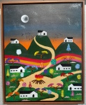 TATI 2026 - Casario, óleo sobre tela medindo 40x50cm, assinado e datado no canto inferior direito. Sem moldura.
