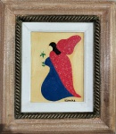 Djanira, `Anjo`- Óleo sobre tela medindo 20 x 15, a.c.i.d ( com certificado de autenticidade )