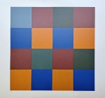 Judith Lauand, Composição, gravura, tiragem 47/100, 50x50cm, sem moldura