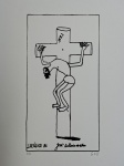 José Antonio da Silva, Crucificação, gravura PA, Edição Póstuma, 33x25cm, sem moldura