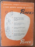 Guia de Receitas e Tabela de Tempo Panex  Original Vintage (Anos 50/60) - Raro livreto/folheto original da Panex, peça fundamental para a história da culinária doméstica brasileira. O item servia para educar as donas de casa sobre o tempo de cozimento correto na então "revolucionária" panela de pressão.