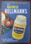Raro Livreto de Receitas Vintage Maionese Hellmann's  Anos 60 (Original) - livreto original de receitas da Maionese Hellmann's, uma publicação promocional vintage da Refinações de Milho, Brazil, lançada provavelmente na década de 1960. É uma peça clássica de ephemera publicitária, destacando a época em que a Hellmann's começou a se consolidar como um item essencial na culinária moderna brasileira.