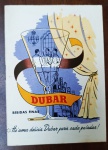 Raro Livreto de Receitas Vintage Dubar "Bebidas Finas"  Original Anos 50/60 -  livreto promocional da marca Dubar, intitulado "Há uma delícia Dubar para cada paladar!". Publicado originalmente pela Cia. Antarctica Paulista (que criou a Dubar em 1913 para ser sua divisão de bebidas finas), este material data provavelmente das décadas de 1950 ou 1960