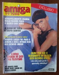 Revista Amiga TV Tudo Nº 1001 (1989) - Cazuza - Edição Histórica - Este exemplar original da revista Amiga, de agosto de 1989, apresenta uma capa icônica com o cantor Cazuza, acompanhada de uma reportagem exclusiva sobre sua saúde e vontade de trabalhar.