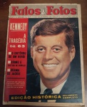Revista Fatos & Fotos nº 149 (Dez/1963) - Edição Histórica: Morte de Kennedy -  Este exemplar original de dezembro de 1963 é um dos registros mais completos da imprensa brasileira sobre o assassinato de John F. Kennedy.