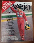 Revista Veja Edição Extra (Maio/1994) - Tributo a Ayrton Senna -  Esta edição especial da Editora Abril (Ano 27, nº 18-A) apresenta uma cobertura monumental sobre a perda do maior ídolo do automobilismo brasileiro.