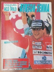 Revista Coleção Meu Ídolo Nº 8 - Ayrton Senna (1994) - Com Mega Pôster - Este exemplar original da Editora Escala faz parte de uma série icônica lançada no ano da partida do tricampeão, capturando a comoção e a homenagem do povo brasileiro.