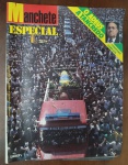 Manchete Especial, publicada em 4 de maio de 1985, documentando o funeral de Tancredo Neves. É um item de colecionismo político e jornalístico relevante para a história do Brasil.