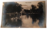 Antigo Cartão-Postal Belo Horizonte  Parque Municipal  Circa 1930 Belíssima vista do lago do Parque Municipal de Belo Horizonte, apresentando os patos na água, a ponte característica e a vegetação densa da época. Um registro histórico importante da capital mineira.Parque Municipal Américo Renné Giannetti, em Belo Horizonte, Minas Gerais.