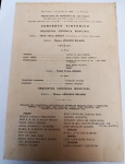 OPUSCULO Programa de Concerto Sinfônico - Orquestra Sinfônica Municipal de SP (1960)Lista de candidatos aprovados para o "Concurso Troféu Villa-Lobos" daquele ano, incluindo músicos de piano, violão, harpa e violino.