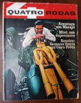 Quatro Rodas nº 68, de março de 1966 (Ano VI). É uma edição emblemática para entusiastas de automobilismo mundial, pois traz na capa o bicampeão de Fórmula 1 Jim Clark em um Lotus, além de matérias clássicas de turismo nacional.