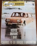 Quatro Rodas nº 113, de dezembro de 1969 (Ano X). É uma edição de transição histórica, apresentando os testes de dois carros que se tornariam ícones de categorias opostas no Brasil: a versátil Variant e o potente Dodge Dart.
