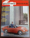 RARIDADE ABSOLUTA 1961 Quatro Rodas Nº 17 - Lançamento Willys Interlagos"O Interlagos: 1º Carro Esporte Brasileiro"  Matéria de capa que apresenta o lançamento do Willys Interlagos (versão brasileira do Alpine A108)