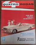 RARIDADE 1961 Quatro Rodas Nº 16 - Ano II - Dodge Polara 500 e Novos AmericanosApresenta o luxuoso Dodge Polara 500 Convertible (1962), um dos modelos mais emblemáticos da Chrysler na época, simbolizando o glamour da importação.