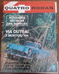 Quatro Rodas nº 35, de junho de 1963 (Ano IV). Trata-se de uma edição com forte apelo jornalístico e de segurança viária, apresentando matérias de impacto sobre a infraestrutura brasileira da época.