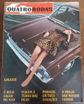 Quatro Rodas nº 84, de julho de 1967 (Ano VII). É uma das edições mais icônicas e visualmente sofisticadas da década de 60, apresentando o luxuoso Ford Galaxie em uma composição de capa que mistura moda e automobilismo.