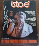 RARIDADE ABSOLUTA 1976 Revista IstoÉ Nº 1 - Edição de Lançamento"A Tentação Totalitária"  Um ensaio exclusivo do filósofo francês Jean-François Revel, ilustrado com um busto clássico de Beethoven na capa.