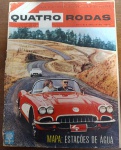 RARIDADE Revista Quatro Rodas Nº 8  Março de 1961  Capa Corvette 1960 CAPA SOLTA