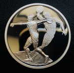 Moeda Grecia - 10 Euros 2004 - Km-191 Proof FC - Prata (.925) - 34 g - 40 mm - Comemorativa Desporto nos Jogos Olímpicos: Arremesso de disco - Séries: 2004 Summer Olympics, Athens.