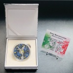 Estojo Mexico 2017 - 1 Onça De Prata  (.999) - 31,1 g - 40mm - Km-639 - Edição Colorida Comemorativa Metais Preciosos .