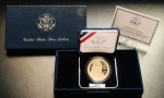 Estojo Estados Unidos 2006 - 1 Dolar Prata (.900) - 26,73 g - 38,1mm - Km-388 Proof - Edição Comemorativa Comemorativa Benjamin Franklin, 300º aniversário.