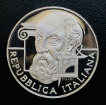 Itália - 10 Euros 2008 - Prata (.925) - 22g - 34mm - Km-?305 - Proof FC - Edição Comemorativa Programa Europe Star (5.ª Edição) - Património cultural: Andrea Palladio (500º Aniversário do seu nascimento) - Na Capsula Original.