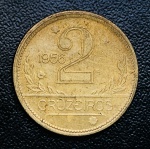 Moeda do Brasil - 2 Cruzeiros 1956 V-251 - República - Bronze Aluminio - Excelente Conservação
