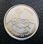 Moeda do Brasil - 10 Centavos 1995 - Fao - FC - Edição comemorativa ALIMENTO PARA TODOS - FC