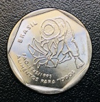 Moeda do Brasil - 25 Centavos 1995 - Fao - FC - Edição comemorativa ALIMENTO PARA TODOS - FC