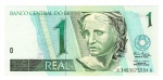 Cédula Do Brasil - 1 Real 1ª Família 1994 C-242 Serie AA FE - Rubens Ricúpero / Pedro S . Malan.