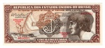 Cédula Do Brasil - 5 Cruzeiros Indio C-112 1962 - Series Nº 105 - 3ª Estampa FE.