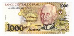 Cédula Do Brasil - Reposição - 1000 Cruzeiros 1990 C-217a FE - Serie Nº 0001 - Candido Rondon.