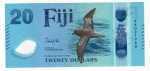 Cédula Fiji Lançamento - 20 Dólares 2026 P-New Polimero FE - Série: ND(2026) Edição Polímero.