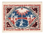 Cédula Estrangeira - Notgel De Seda - 25 Mark 1921 - Cidade de Bielefeld (Notgeld) (Província prussiana da Vestfália).