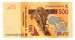 Cédula Estrangeira - Senegal - 500 Francos 2012 P-719Ka FE - Estados da África Ocidental