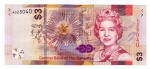 Cédula Bahamas - 3 Dolares 2019 - FE - Elizabeth II -Séries: CRISP Evolution.