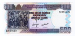 Cédula Burundi - 500 Francos 2007 - P-38 FE - Período República (1966-hoje).