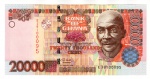 Cédula Gana - 20 000 Cedis 2003 - P-36 FE - Ephraim Amu - Período República (1960-hoje)