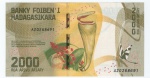 Cédula Madagascar - 2000 Ariary 2017-2023 - P-101 FE - Séries: Madagascar and its Riches - Series 2 - Período Quarta República (2010-hoje).