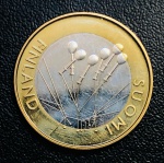 Moeda Finlândia - 5 Euros 2010 - Km-156 FC - Bimetálica - Comemorativa Séries: Províncias Históricas da Finlândia - Satakunta.