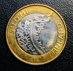 Moeda Finlândia - 5 Euros 2010 - Km-158 FC - Bimetálica - Comemorativa Séries: Províncias Históricas da Finlândia - Finlândia propriamente dita.