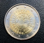 Moeda Portugal - 2 Euros 2025 - FC - Comemorativa Desenvolvimento sustentável - Bimetalica.