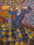 Evandro Cardozo - O artista - óleo sobre tela - 80 x 60 cm - 2011