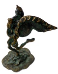 Dominique Lecomte - Ninfa III - escultura em bronze 3/6 - 15 x 25 x 30 cm de altura