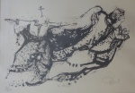 Darel - O anjo - serigrafia 7/20 - 47 x 63 cm 