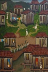 Tania Ap. Felix - Alagados - óleo sobre tela - 50 x 34 cm